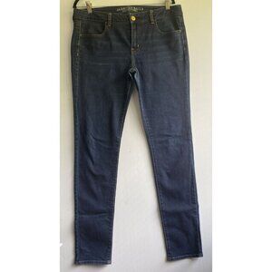 American Eagle Jeans Size 14 Super Stretch Denim Jegging Leg